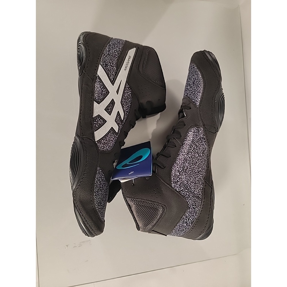 Asics Snapdown 2 Wrestling Shoes Mens Size 12 black Silver